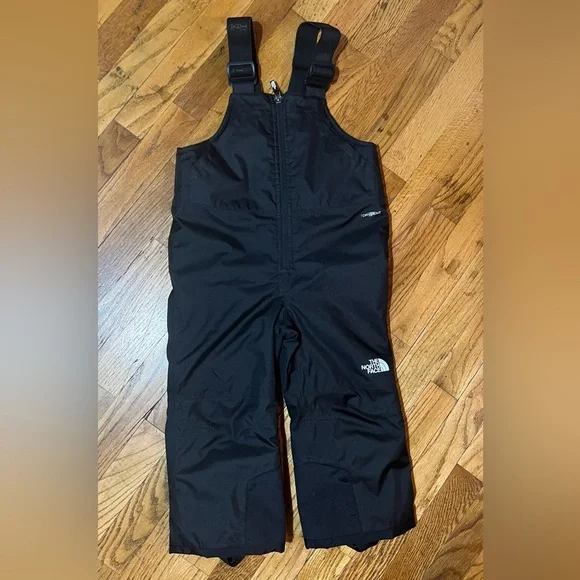The North Face Kids Black Bibs - Picture 1 of 3